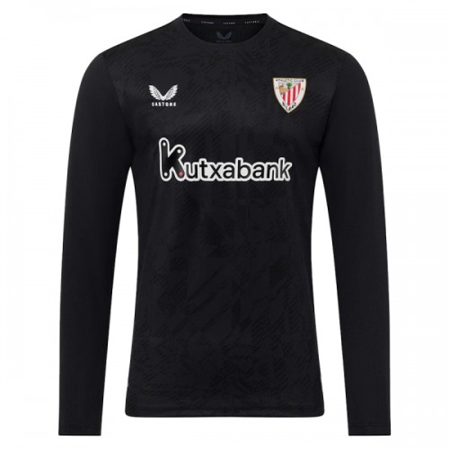 Maglia Portiere Athletic Bilbao 2025-26 Maniche Lunghe Nera - Uomo Maglia Portiere Athletic Bilbao 2025-26 Maniche Lunghe Nera - Uomo